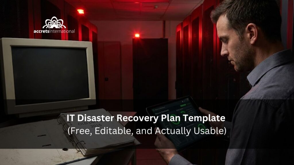 IT Disaster Recovery Plan Template (Free, Editable, and Actually Usable)