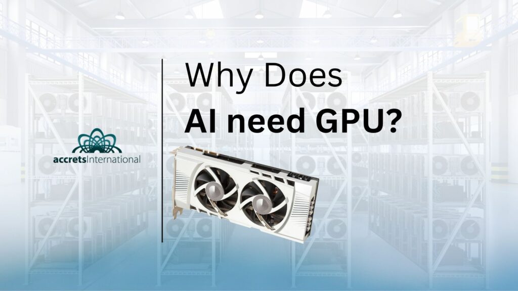 Why Does AI Need GPU instead of cpu